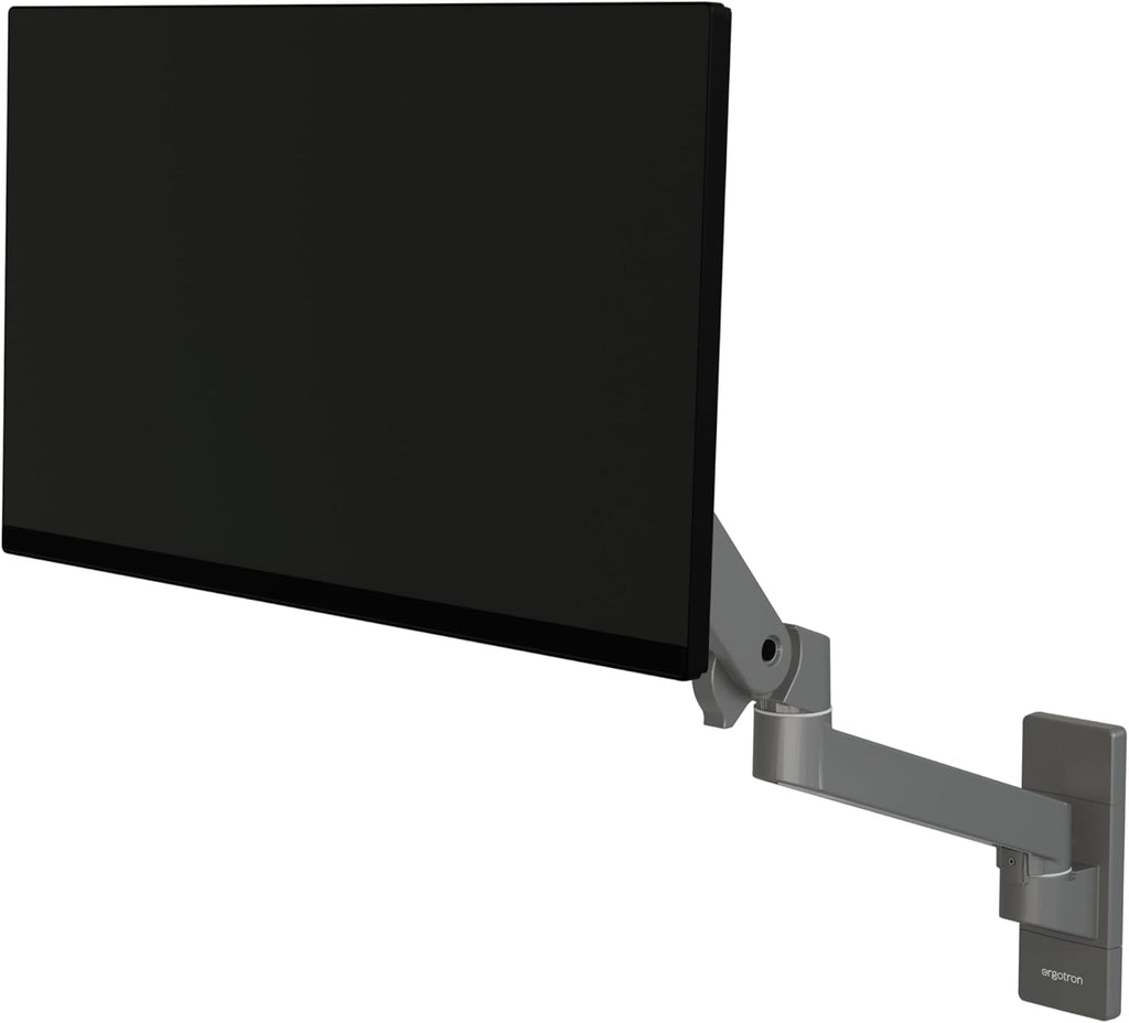 Ergotron – Upgraded LX Pro Premium Single Monitor Arm, VESA Wall Mount – for Monitors Up to 34 Inches, 4 to 22 lbs – Dark Grey