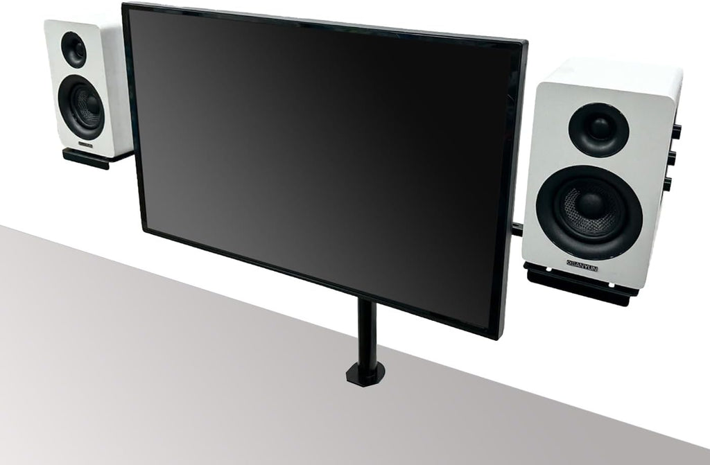 Nagao Seisakusho NB-SPKR-VESA Speaker Stand Compatible with Monitor Arm VESA Computer Monitor Speaker Installation