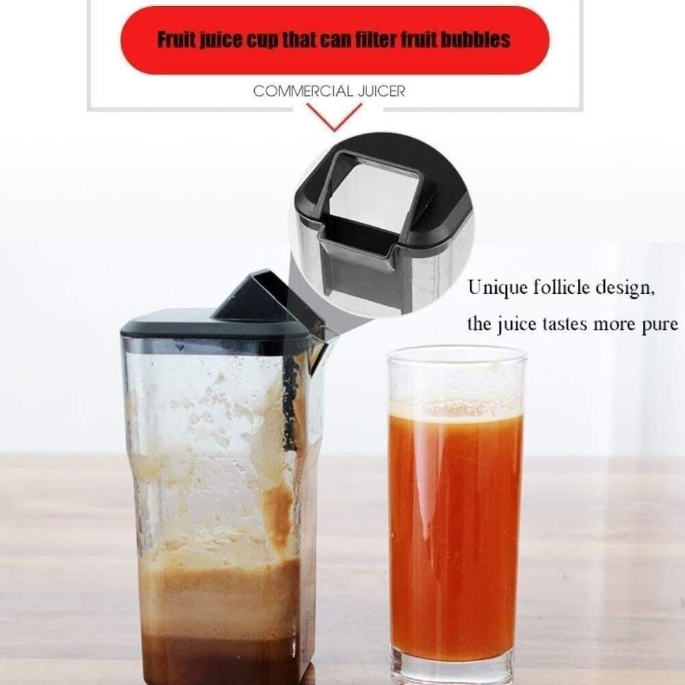 5 Speed Centrifugal Juicer for Fruits and Vegs Big Mouth Feed Chute Easy To Clean Stainless Steel Knife Net Anti-drip BPA Free