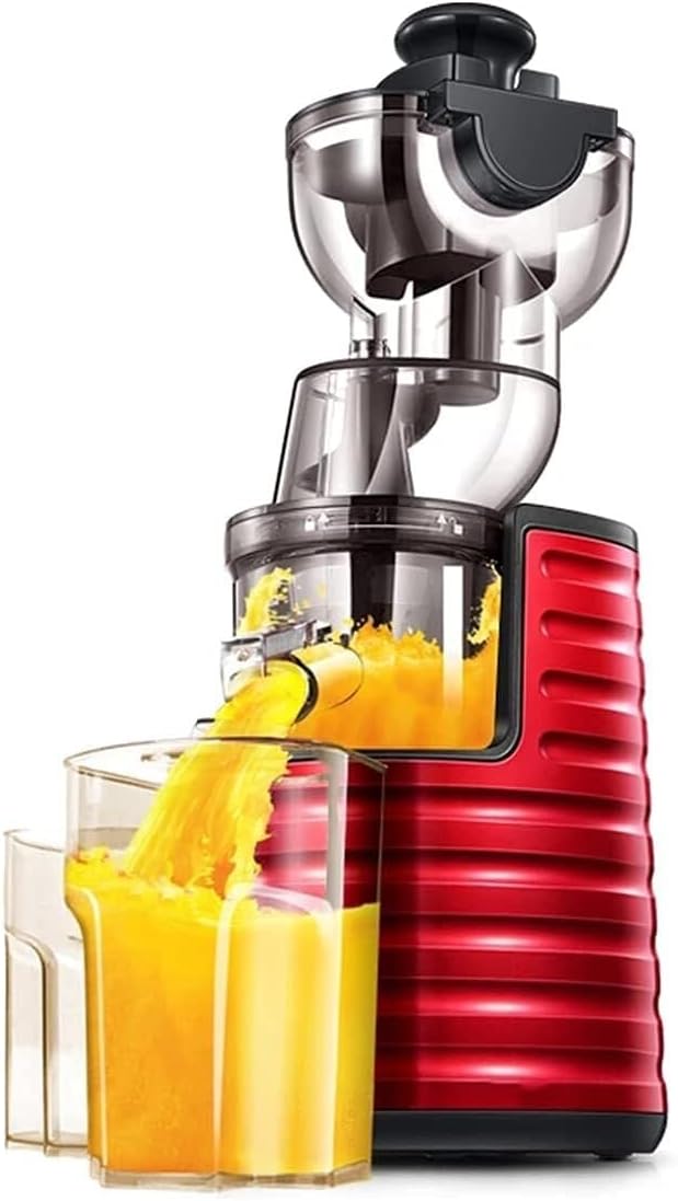 Juicer Machine, Fully Automatic Orange Juice Squeezer, Slow Masticating Juicer for Smoothies & Soy Milk, Easy to Clean, Household Desktop Blender