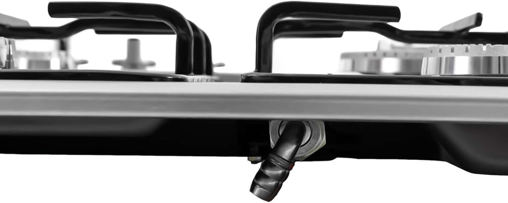 Gas Stove 24 inch, Propane Gas Cooktop Gas Stove 4 Burners for RVs, Motor Homes, NG LPG Convertible Gas Hob