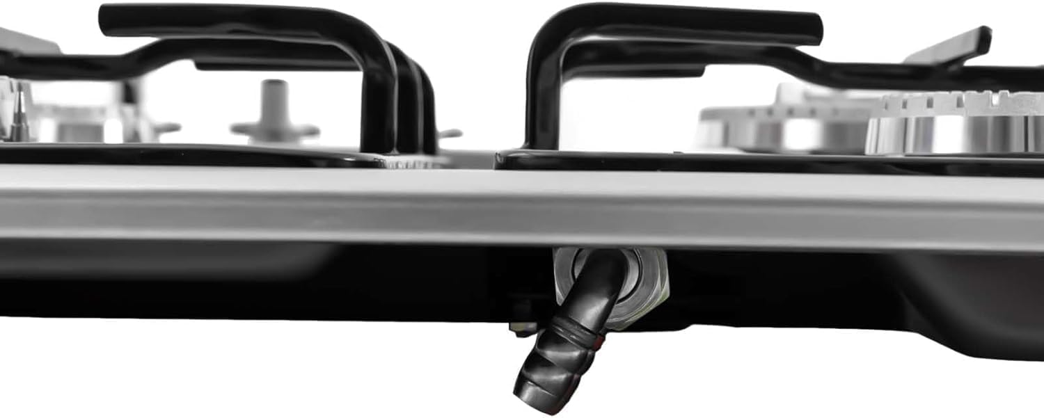Gas Stove 24 inch, Propane Gas Cooktop Gas Stove 4 Burners for RVs, Motor Homes, NG LPG Convertible Gas Hob
