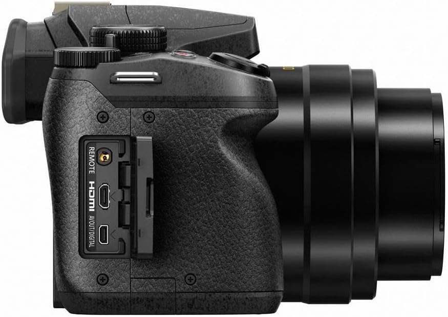 Panasonic LUMIX FZ300 Long Zoom Digital Camera Features 12.1 Megapixel, 1/2.3-Inch Sensor, 4K Video, WiFi, Splash & Dustproof Camera Body, LEICA DC 24X F2.8 Zoom Lens - DMC-FZ300K - (Black) USA