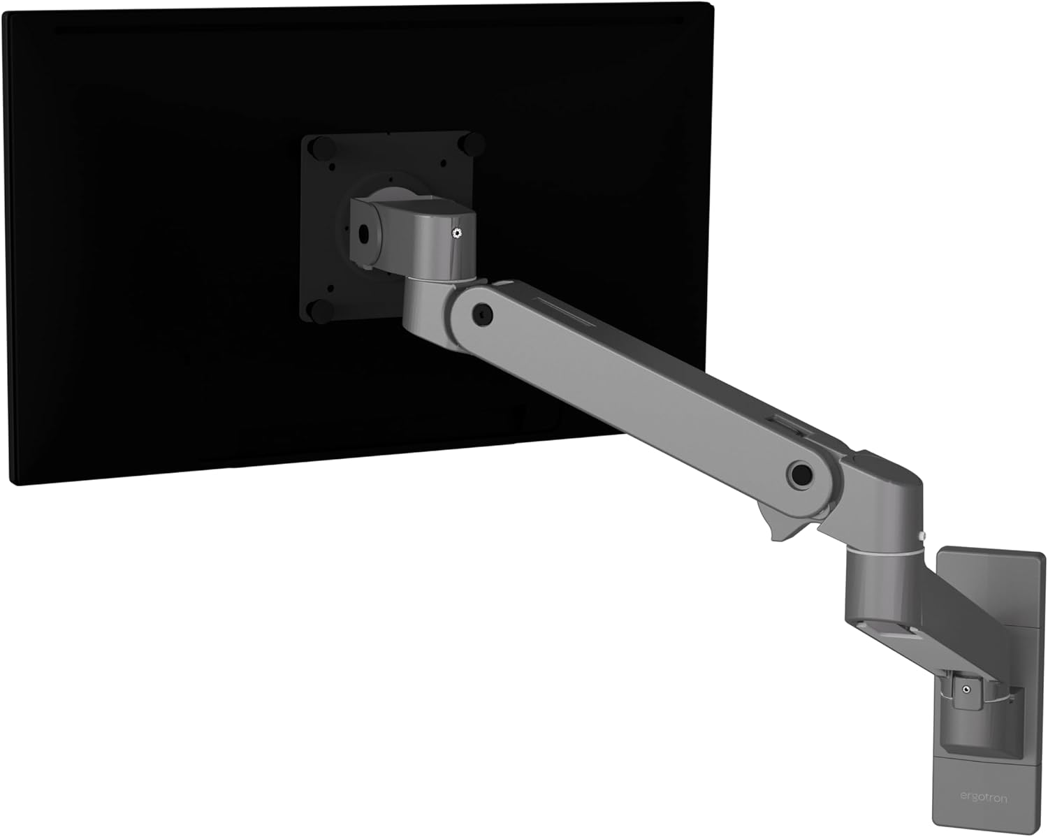 Ergotron – Upgraded LX Pro Premium Single Monitor Arm, VESA Wall Mount – for Monitors Up to 34 Inches, 4 to 22 lbs – Dark Grey