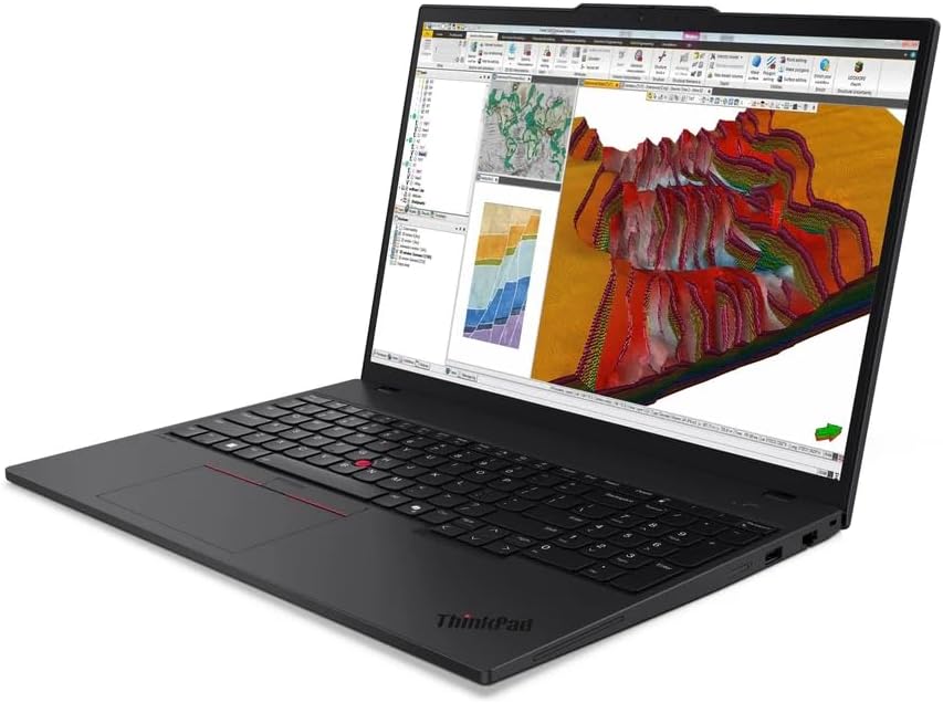 Lenovo ThinkPad P16s Gen 4 AMD 16 Inch Mobile Workstation Laptop | AMD Ryzen AI 7 PRO 350 Processor | 64GB DDR5 RAM, 2TB SSD | 16 Inch WUXGA Touch Display with Backlit Keyboard | Windows 11, Black