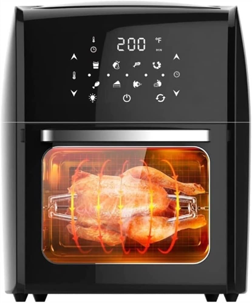 8-in-1 Air Fryer Oven, Electric Hot Airfryer Oven Oilless Cooker, 10.5 Quart Toaster Oven Air Fryer Combo, Digital LCD Touch Screen, Roast, Bake, Dehydrates