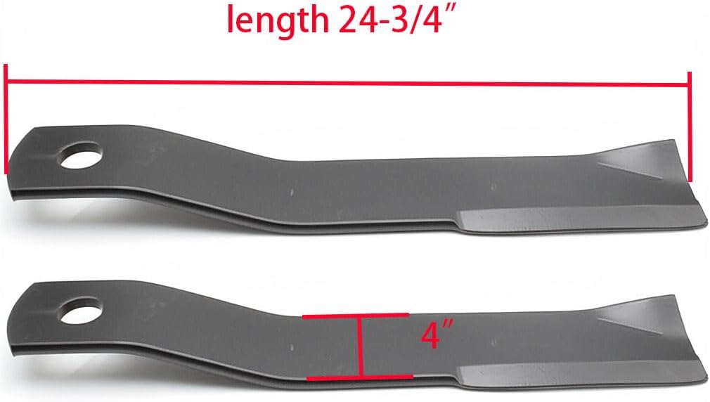 11150 Rotary Cutter Blades for Bush Hog 2315 2415 2615 2615L 3715 Length 24.75 Inch Mower Blades