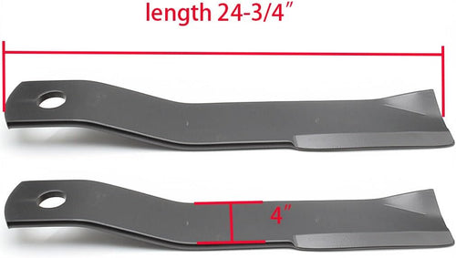11150 Rotary Cutter Blades for Bush Hog 2315 2415 2615 2615L 3715 Length 24.75 Inch Mower Blades