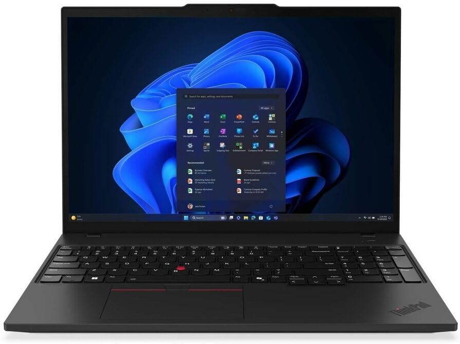 Lenovo ThinkPad T16 Gen 4 21QN0046US 16' Touchscreen Copilot+ PC Notebook - WUXGA - AMD Ryzen AI 7 PRO 350-32 GB - 512 GB SSD - English Keyboard - Black