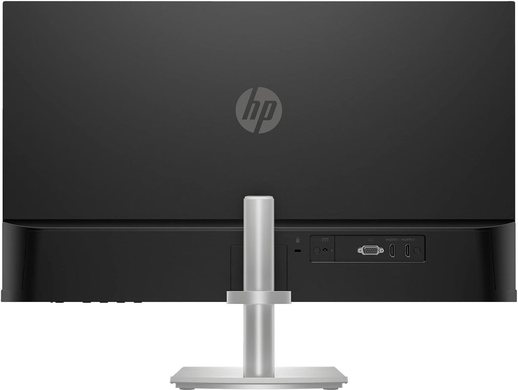 HP Series 5 527sh Monitor (Replaces M27h) 27' 100Hz IPS FHD (1920x1080) 99% sRGB Display, Adjustable Height & Tilt, Flicker Free, Anti-Glare, Black/Silver w/DKZ USB Port Expander