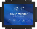 GreenTouch 12.1 inch 10 Points Touch Front IK08/IP65 Open Frame Touch Monitor Desktop or Wall Mountable Multi Point Touch 1024x768