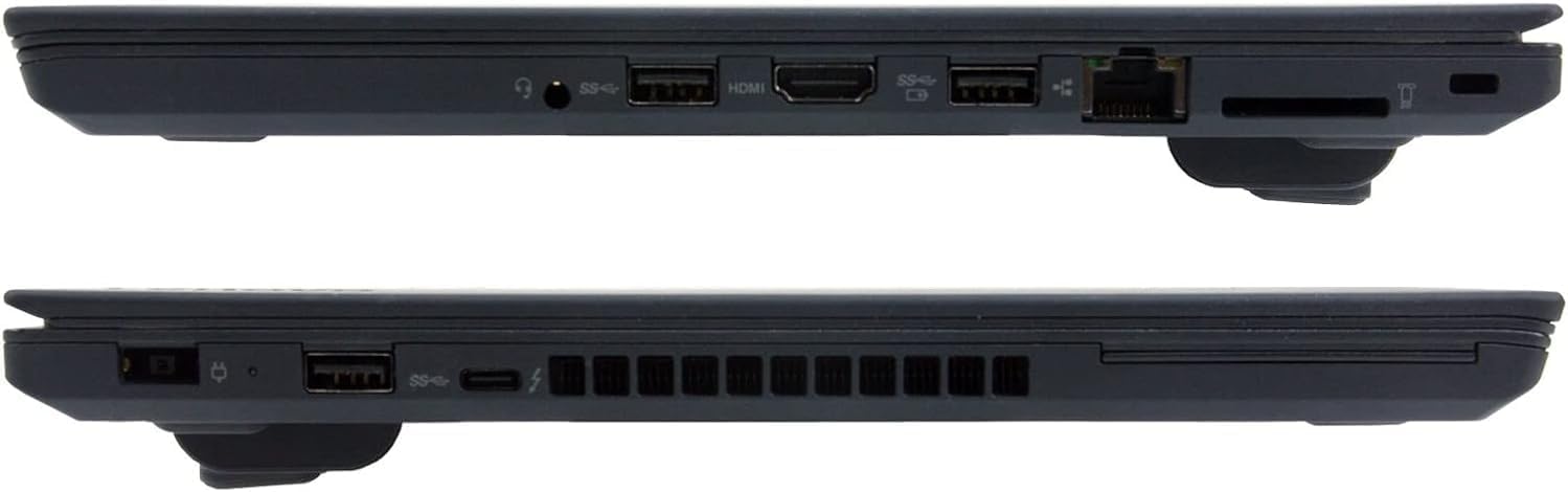 Lenovo Thinkpad T470 14 inches Business Laptop Computer, Intel Core i5-6300U, 16GB RAM, 256B SSD, Thunderbolt, Type-C, HDMI, RJ-45, Windows 11 Pro (Renewed)
