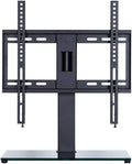 Cabinet Table Base for 32' - 60' Tv Adjustable Heights Swivel 90° Tabletop Pedestal Tv Bracket Mount Holds 35KgB
