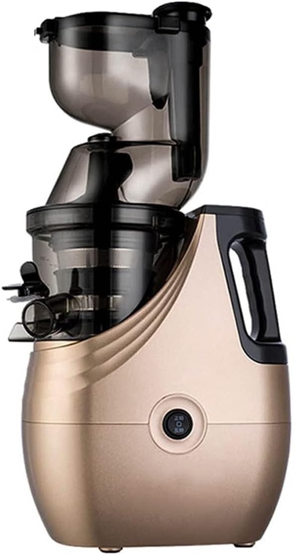 Slow Juicer Masticating Juicer Machine, 150W Cold-Squeezed Juicer, 3-Inch Wide-Groove, Easy to Clean, Low-Speed for Nutrient-Rich Juice