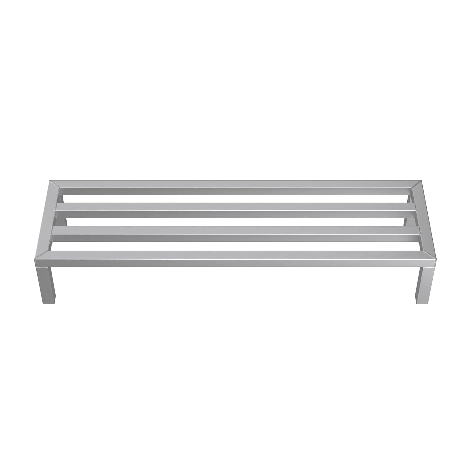 48'' x 14'' x 8'' Aluminum Welded NSF Certified Dunnage Rack - 1400 lb. Capacity, for Restaurant, Storage, Warehouse, Garage