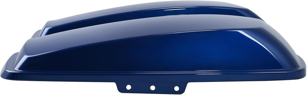 HR3 Superior Blue Hard Saddlebag Lids Compatible with 2014-later Harley Touring Road King Road Glide Street Glide Ultra Limited Electra Glide Standard