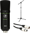 MackieEM-91C Large-Diaphragm Condenser Microphone for Studio Recording, Vocals, Podcasts, Streaming, and Content Creation with Adjustable Stand, XLR Cable, Audio Performance, Durable