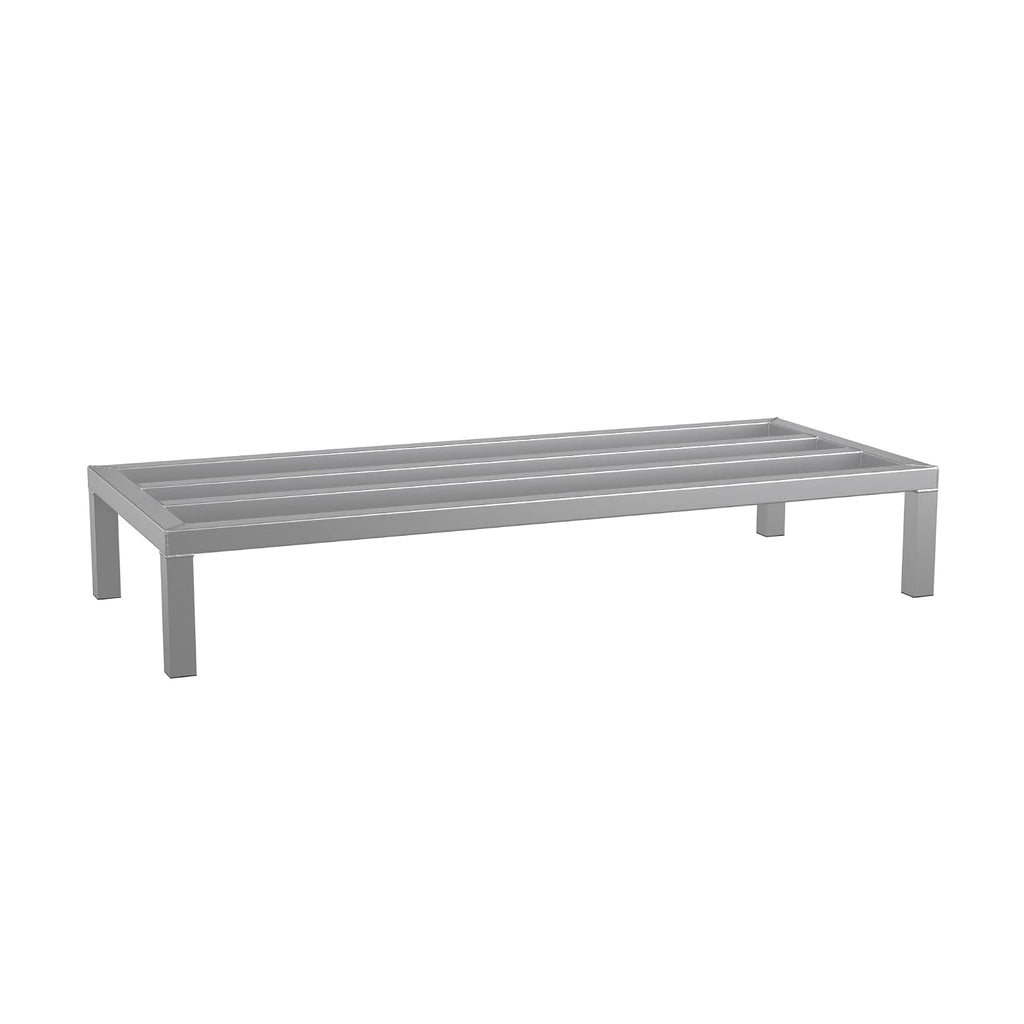 48'' x 20'' x 8'' Aluminum Welded NSF Certified Dunnage Rack - 1685 lb. Capacity, for Restaurant, Storage, Warehouse, Garage