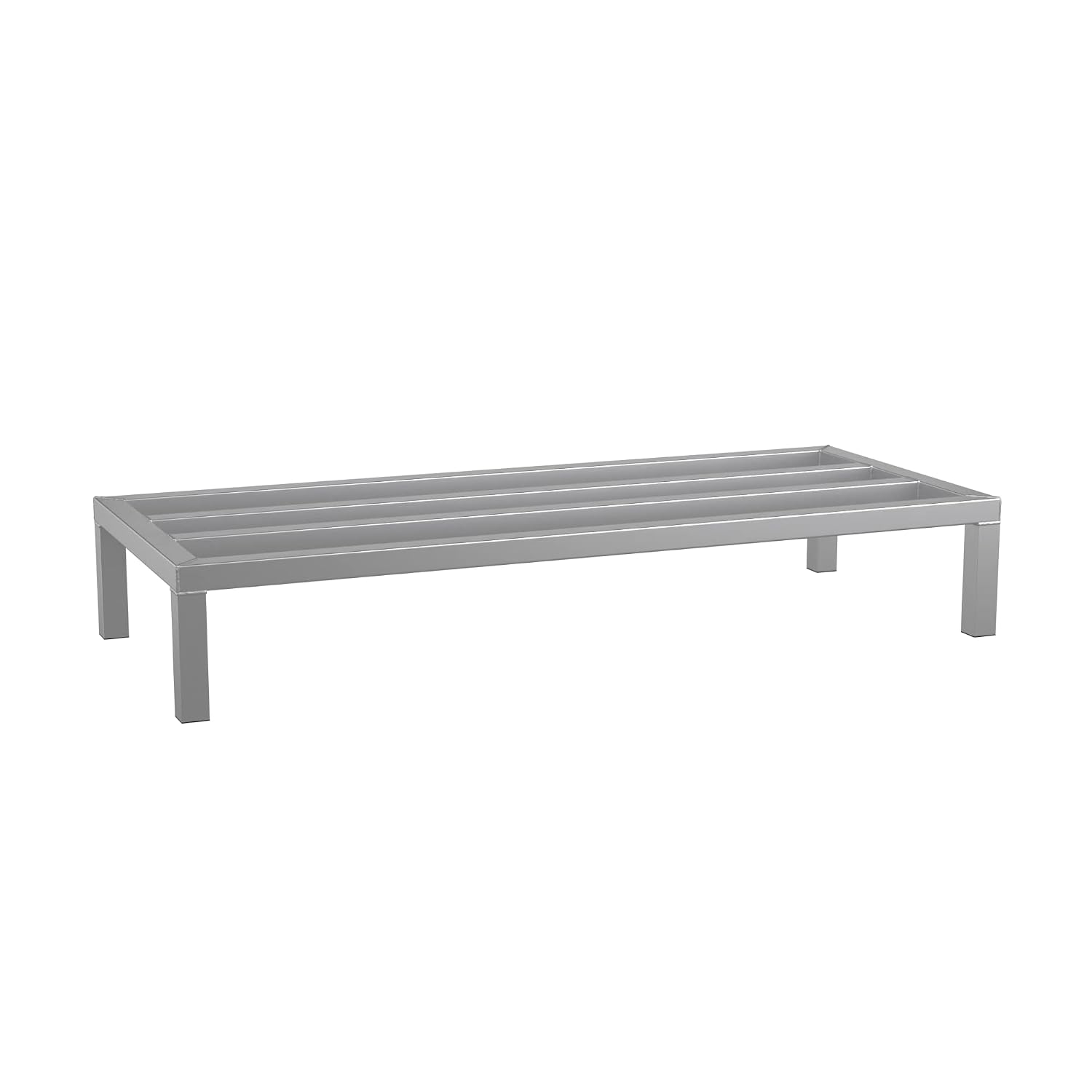 48'' x 20'' x 8'' Aluminum Welded NSF Certified Dunnage Rack - 1685 lb. Capacity, for Restaurant, Storage, Warehouse, Garage