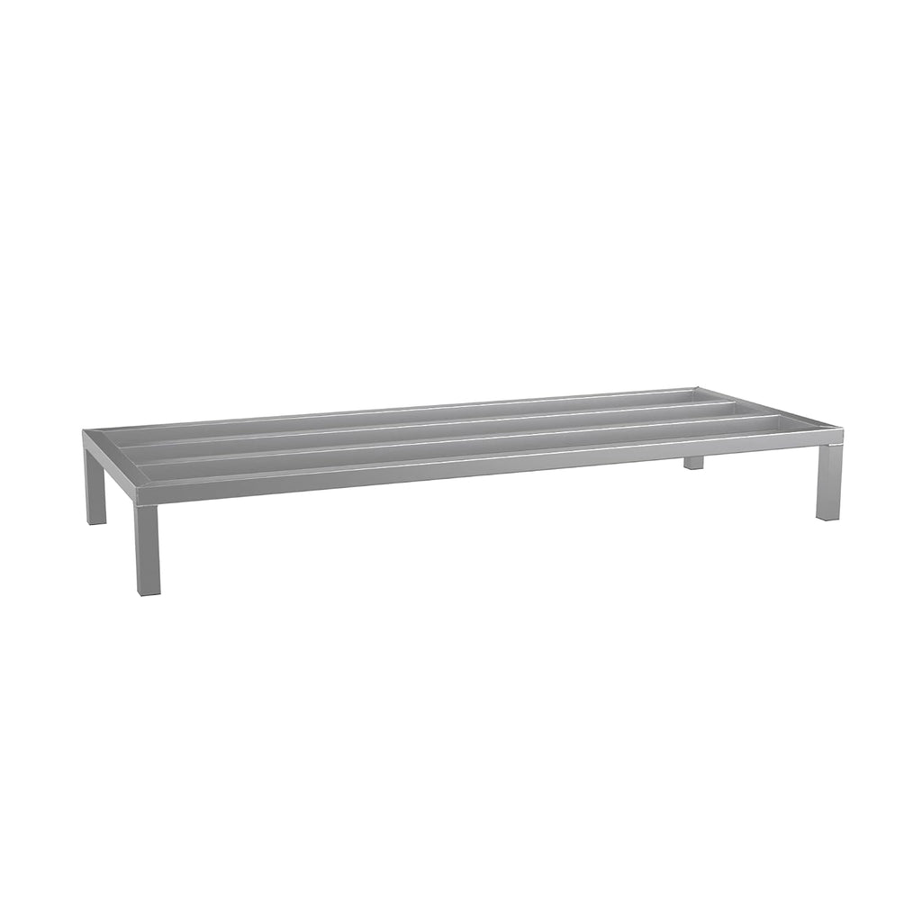 60'' x 24'' x 8'' Aluminum Welded NSF Certified Dunnage Rack - 1850 lb. Capacity, for Restaurant, Storage, Warehouse, Garage