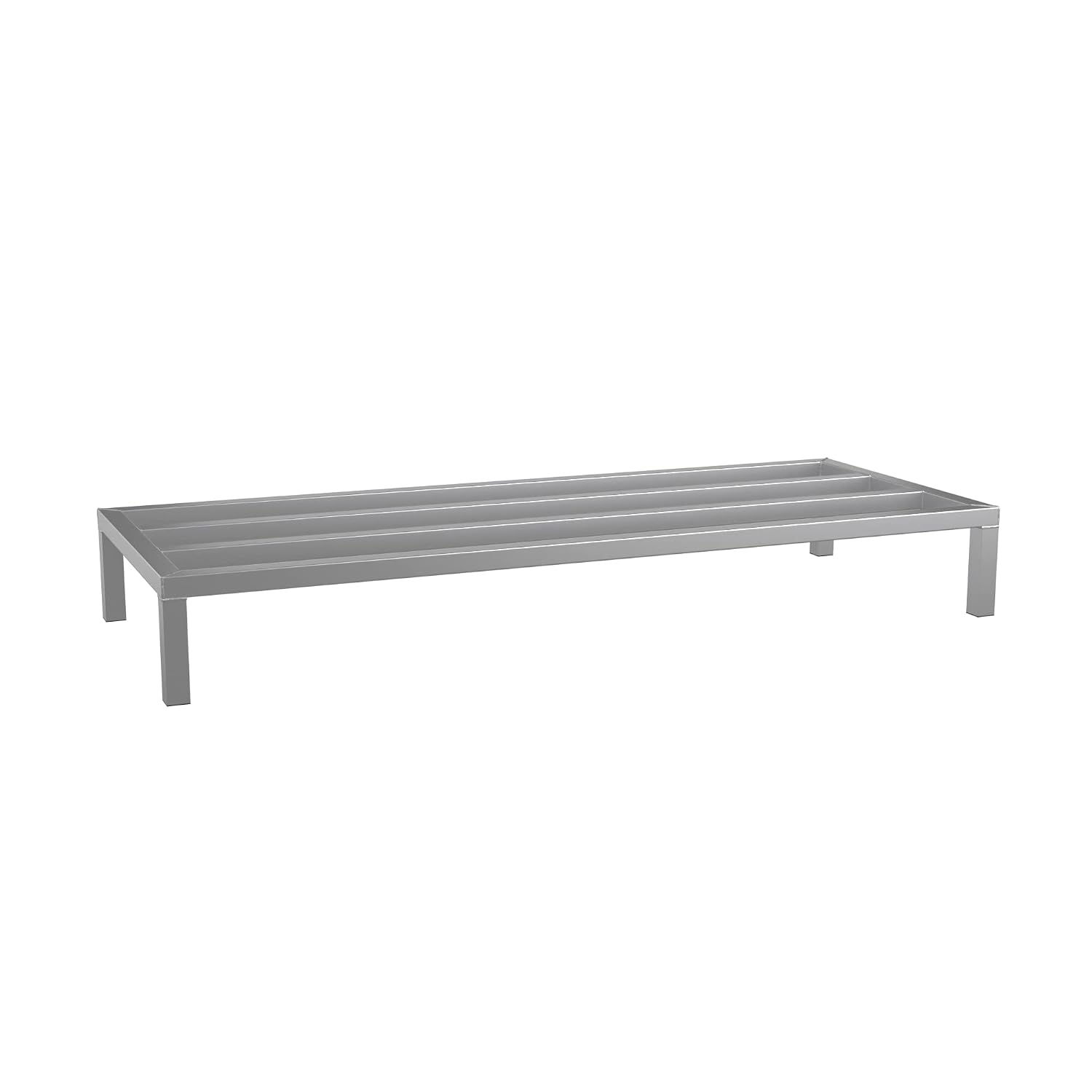 60'' x 24'' x 8'' Aluminum Welded NSF Certified Dunnage Rack - 1850 lb. Capacity, for Restaurant, Storage, Warehouse, Garage
