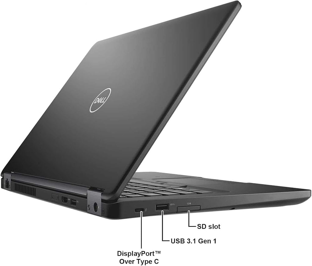 Dell Latitude 5490 14-Inch Laptop Notebook, Intel Core i5-7300U, 16GB DDR4 RAM, 256GB SSD, HDMI, Windows 11 Pro (Renewed)