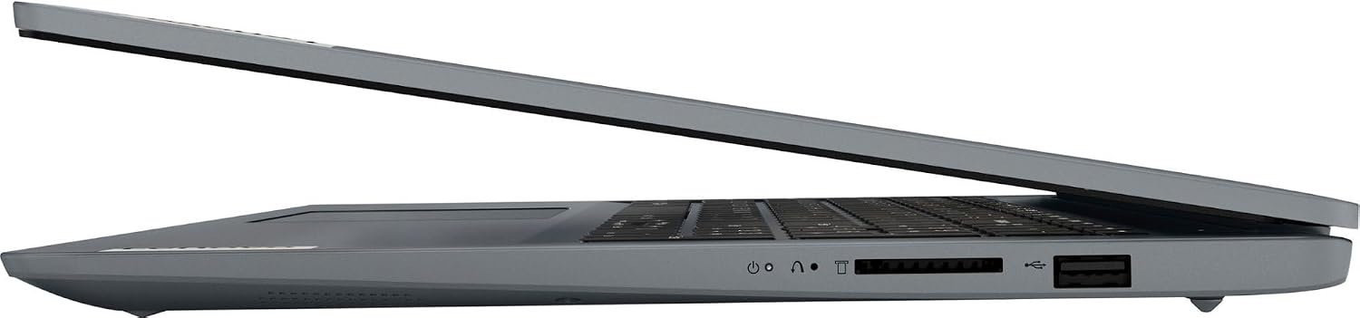 Lenovo Ideapad 1 15.6' HD Laptop | AMD Athlon Silver 7120U Processor | 4GB RAM DDR5| 128GB SSD | AMD Radeon Graphics | Windows 11 Home | Grey | Bundle with USB 3.0 Hub