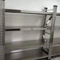 4-Shelf Heavy Duty Equipment Rack for Audio Gear, Cables, and Music Studio Accessories