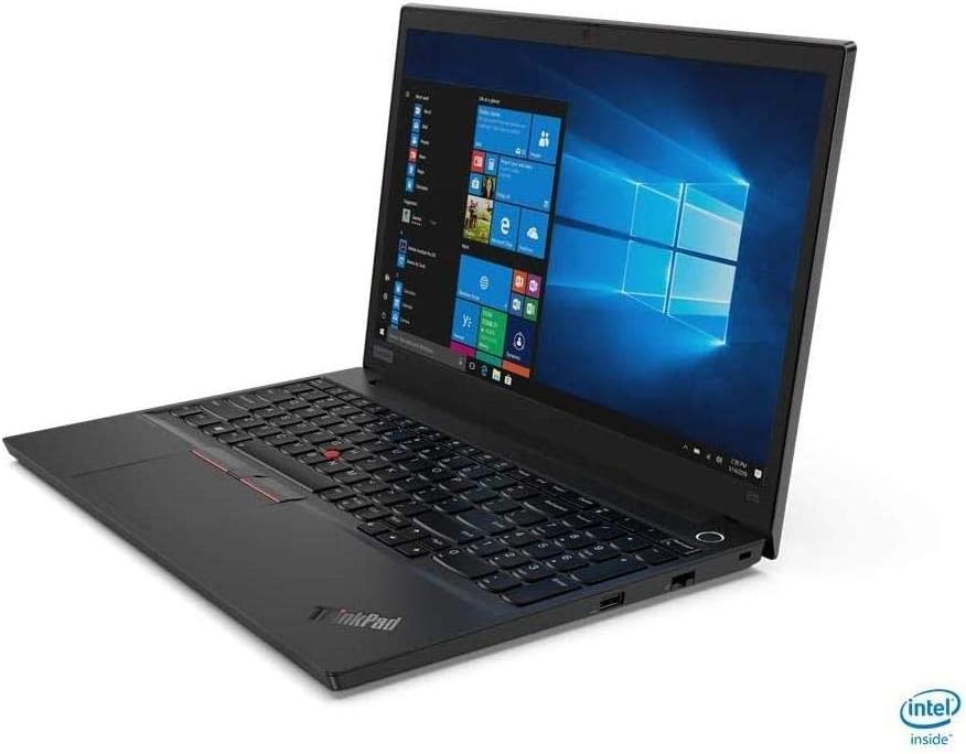 Lenovo ThinkPad E15 15.6' Full HD IPS 1920 x 1080 Laptop, Core i5-10210U, 256 GB SSD, 8GB Ram, Win 10 Pro 64-bit