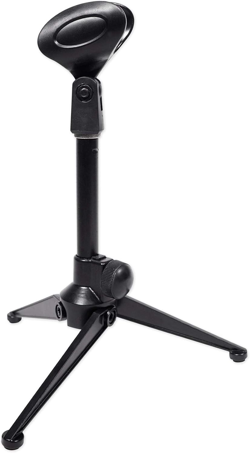 Audiosavings Bundle: Focusrite Scarlett Solo 4th Gen Studio Recording USB Audio Interface Bundle with Rockville RDTS Microphone Stand+RCM SR Studio/Recording Microphone+PRO-M50 SR Headphone (4 Items)