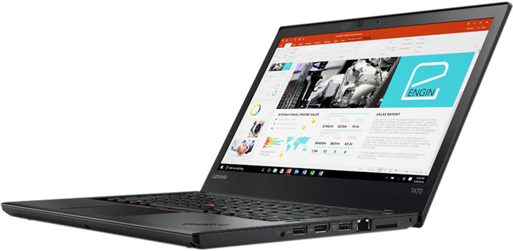 Lenovo ThinkPad T470 - 14' - Core i7 7600U - 8 GB RAM - 256 GB SSD (Renewed)