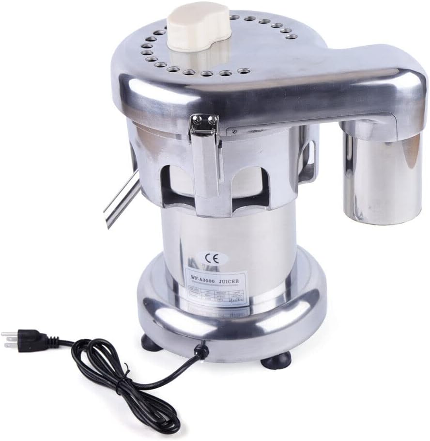 Commercial Juice Extractor, 370W Juicer Machine, Fruit and Vegetables Juice Maker, Commercial Juice Extractor Stainless Steel Heavy Duty, 2800r/min