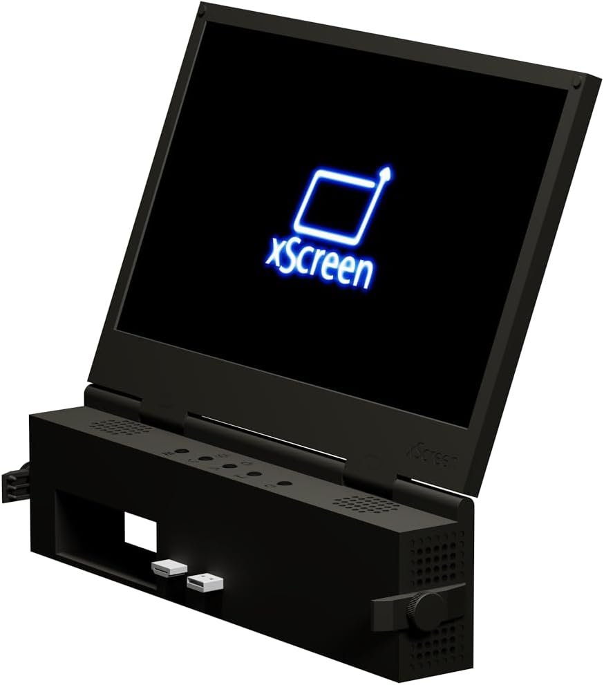 UPspec Gaming xScreen for Xbox Series S* - 11.6 1080P FHD 60Hz IPS Portable Screen Attachment - Unique CABLEFREE Design (Carbon Black)