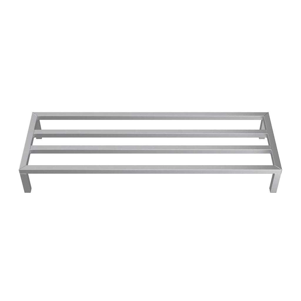 60'' x 20'' x 8'' Aluminum Welded NSF Certified Dunnage Rack - 1740 lb. Capacity, for Restaurant, Storage, Warehouse, Garage