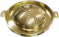 Thai Brass Korean Barbecue Grill Pan – Non-Stick Brass Mookata Hot Pot BBQ Pan – Traditional Thai Style (Diameter: 29 cm)