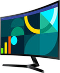 Samsung 27' S3 Series LED Curved Monitor, FHD(1920x1080), 100Hz, 4ms, AMD FreeSync Monitor, HDMI, Black, with HDMI Cable