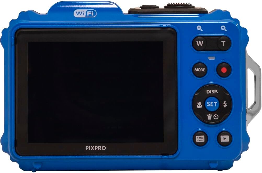 KODAK PIXPRO WPZ2 Waterproof Digital Camera Bundle, Includes: SanDisk 32GB MicroSD Memory Card, Spare Battery and More (5 Items) (Blue)