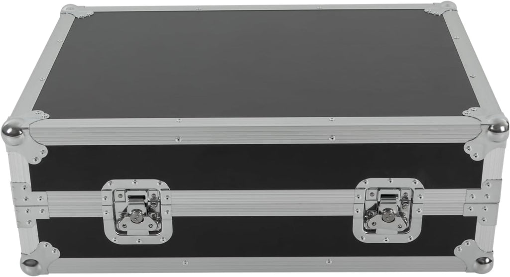 10U Pa Dj Rack/Road Case,Av Rack Case With Wheels,Dj Work Table and Casters,Slant Mixer Top with Spring Handle for Storing Electronic Equipment Such As Amplifiers, Mixers, Microphones, Sequencers Etc