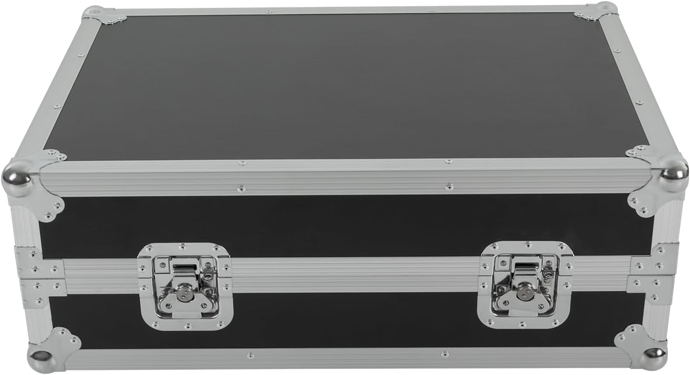 10U Pa Dj Rack/Road Case,Av Rack Case With Wheels,Dj Work Table and Casters,Slant Mixer Top with Spring Handle for Storing Electronic Equipment Such As Amplifiers, Mixers, Microphones, Sequencers Etc