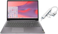 Lenovo IdeaPad 3i Chromebook 15.6' FHD 1920 x 1080 Display | Intel Celeron N4500 1.1GHz | Intel UHD Graphics | Camera |Grey | 4GB RAM | 64GB SSD | Chrome OS | Bundle with USB 3.0 Hub