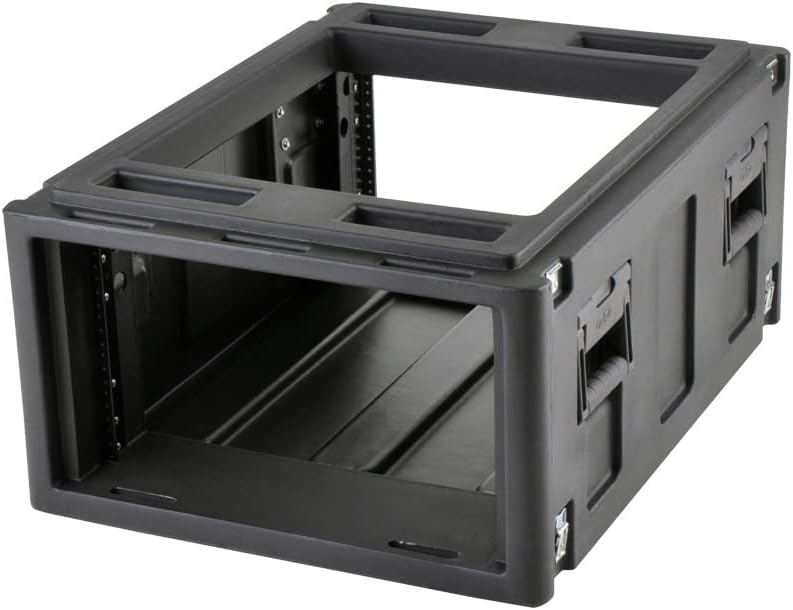 SKB 6U Expander Case for SKB19-R1406, Optional Rear Rails