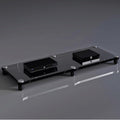 Audio Rack 1/2/3/4 Tier Stereo Rack Audio Equipment Rack Audio Stereo Shelf Wooden HiFi Rack Audio-Video Shelving Shock-Absorbing(Multi-Colored,1 Tier)