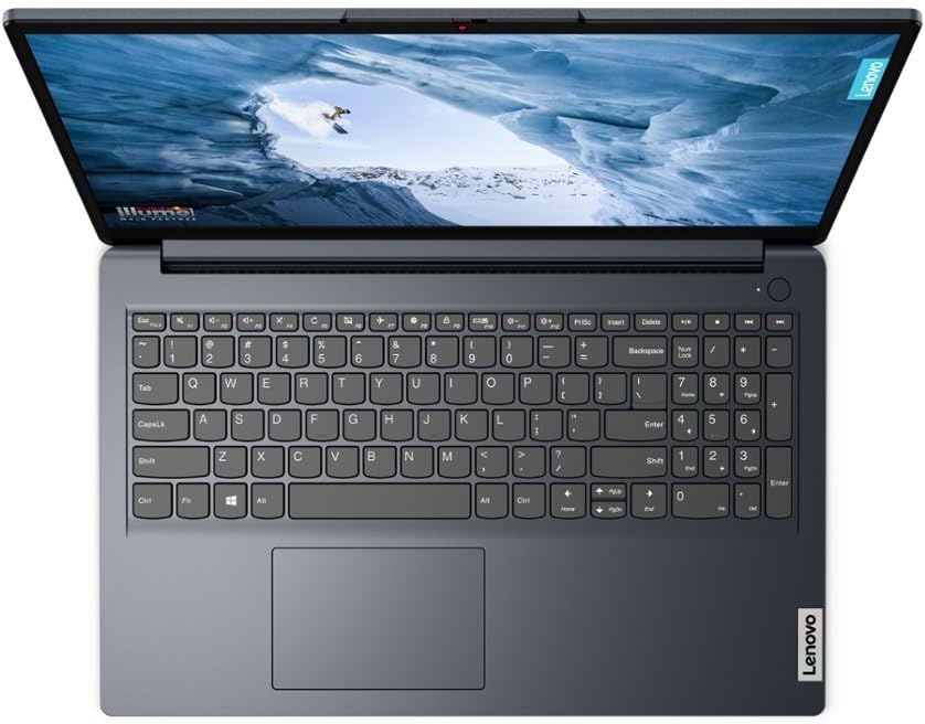 Lenovo IdeaPad 1 15' FHD Laptop | AMD Ryzen 5 7520U(Beat Intel Core i5-1155G7) | AMD Radeon Graphics | Camera | Blue | 16GB RAM DDR5 | 256GB SSD | Windows 11 S | Bundle with 64GB USB Flash Drive