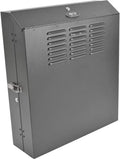 Tripp Lite 4U Vertical Wall Mount Rack Enclosure Cabinet, Low Profile, Switch-Depth, 20' Deep, Black (SRWF4U)