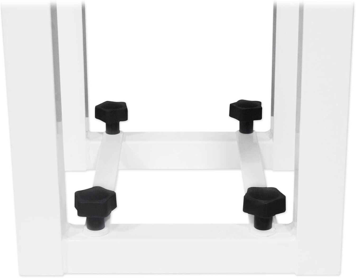 (2) Rockville RTP32W Totem Moving Head Light Stand+Black+White Scrims+Carry Bags for American DJ Vizi Beam RXONE Lights