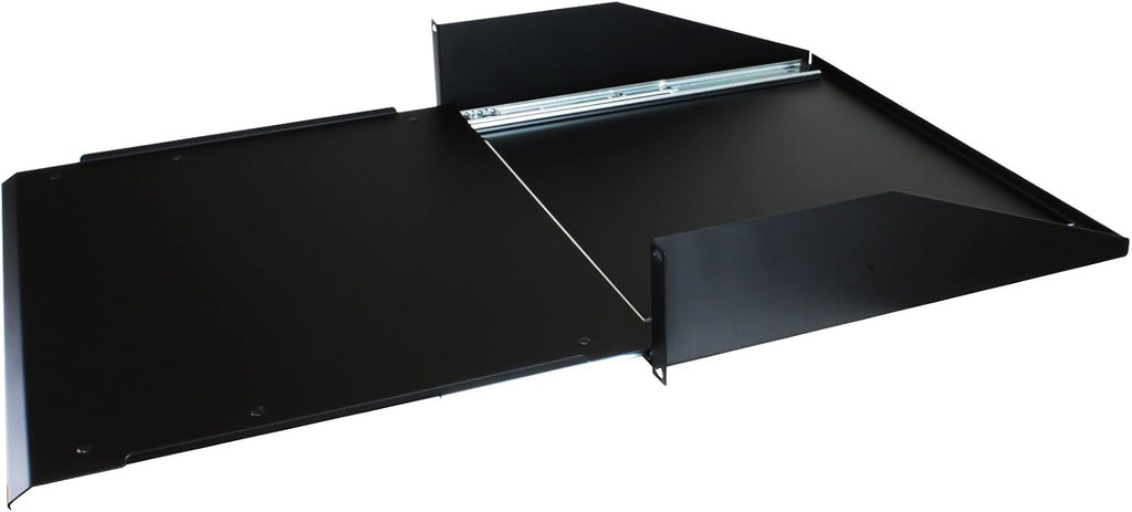 Penn Elcom R1194/2UK-SL 2 Space (2U) Sliding Rack Shelf/Keyboard Tray, 15 Inch Depth