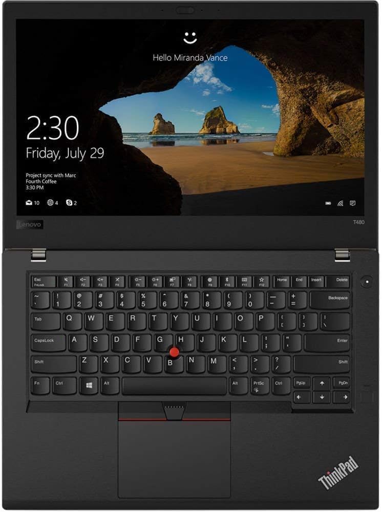 Lenovo ThinkPad T480 14' FHD Business Laptop Computer, Intel Core i5-8350U, 16GB DDR4 RAM, 512GB SSD, Backlit Keyboard, Type-C, HDMI, Windows 11 Pro (Renewed)