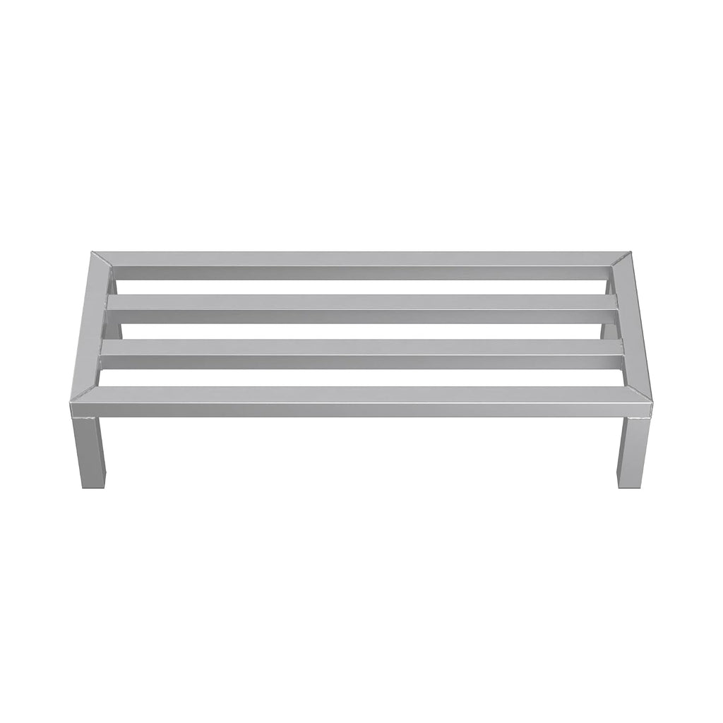 36'' x 14'' x 8'' Aluminum Welded NSF Certified Dunnage Rack - 1350 lb. Capacity, for Restaurant, Storage, Warehouse, Garage