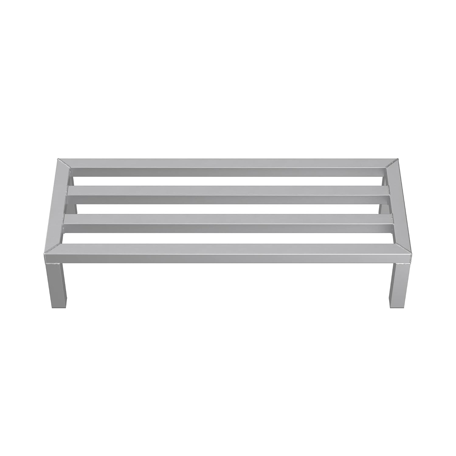 36'' x 14'' x 8'' Aluminum Welded NSF Certified Dunnage Rack - 1350 lb. Capacity, for Restaurant, Storage, Warehouse, Garage