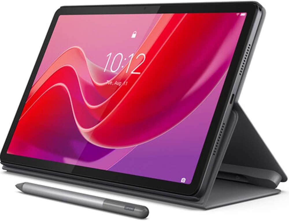 Lenovo Tab M11, 11' Display, MediaTek Helio G88 Octa-Core, 4GB RAM, 128GB SSD, 1920x1200 px, Ambient Light-Sensor, 10 Hour Battery, Comes w/Folio Case, Luna Grey